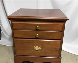 Cherry Wood Colored Side Table