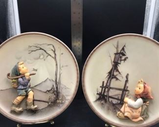 Goebel Summer & Spring Hummel plates