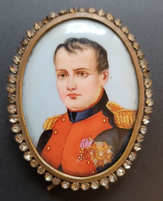 1800's mini  porcelain portrait