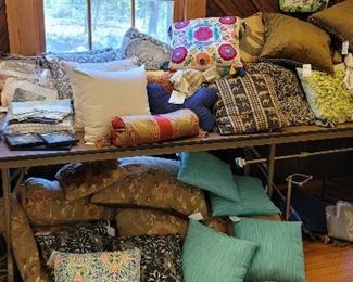 Pillows, linens, outdoor furniture cushions...