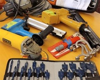 Lots and lots of tools and woodworking tools