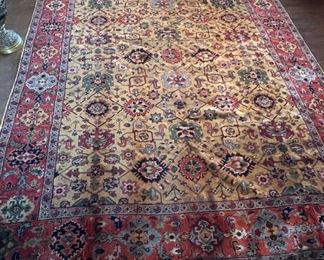 Hand Crafted Area Carpet Persian Flower Garden 8' x 10'