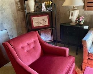 Custom Upholstery Vintage Club Chair.  