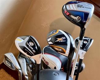 Taylormade -  Callaway- Ping - Golf Clubs. See StubbsEstates.com for auction listing
