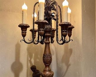 Italian Candle Lamp