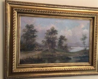 Original signed oil from early 1900s. . To see in person call for an appointment  