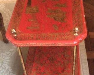 Pair of charming end tables purchased at Paris flee market. $1100 each