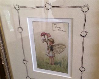 Charming collection of fairy portraits. Each picture professionally framed and signed. Set of 10.                 $150 each. Please call to see individual photos of each 