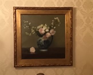 Original signed oil painting. To be seen in person please call for an appointment. 