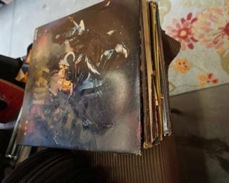 vintage records--damaged