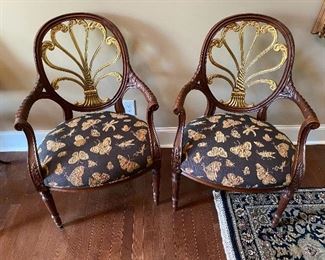 Hickory Chair Pair of Chairs