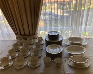 Noritake Ivory China Set (Affection).  Service for 12
