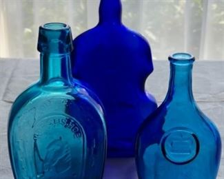 Blue Glass Bottles