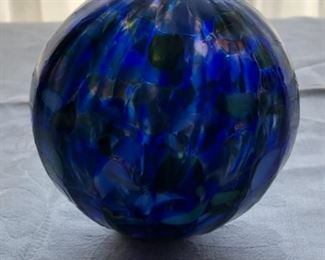 Blown Glass Ornament - signed