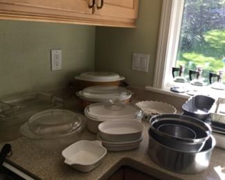 Pyrex, Stainless Steel Bowls, Baking Tins