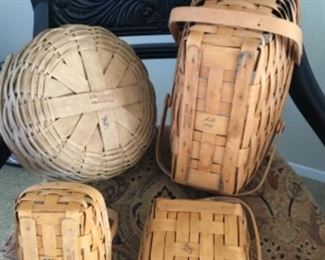 Signed Longaberger Baskets