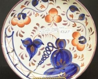 5327 - Gaudy Welsh Oyster Pattern Plate