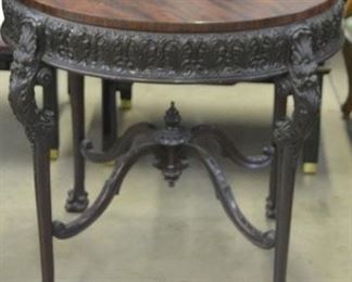 2307 - French Clawfoot Round Table