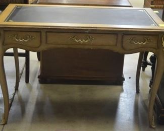 2328 - French Leather Top Desk