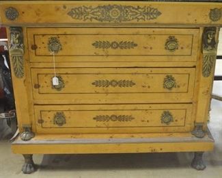 2330 - French Marble Top Chest with Ormolu