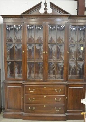 2342 - 2 pc Ethan Allen China Cabinet