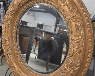 2365 - Lg. Round Beveled Mirror