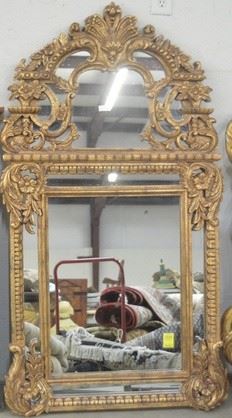 2368 - Fancy Gold Framed Mirror