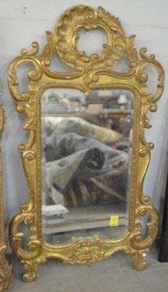 2369 - Gold Framed Beveled Mirror