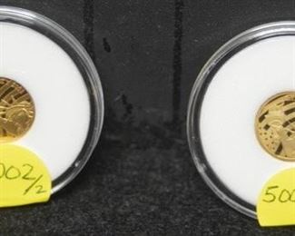 5002 - 2011 Liberty $5 Gold Coin  .1oz