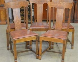 322 - 5 T-Back Chairs