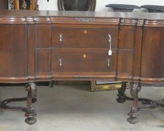 1801 - 84 inch Buffet with Curved Legs