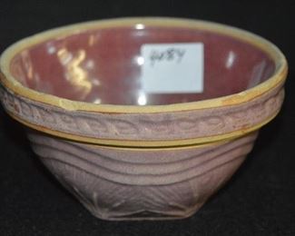 4084 - 5.5" Mauve Stoneware Bowl