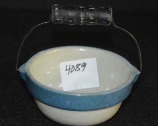 4089 - 3.5" Blue Stoneware Bowl