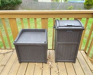 Outdoor storage containers