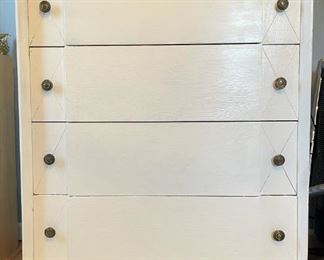 Tall painted dresser