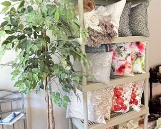 Pillows and decorative boxes