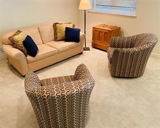 Madden McFarland Furniture Throughout The Home - Beautiful, LIKE NEW Pieces. Super Clean, Pet Free Home. Isenhour Sofa & Pillows. 