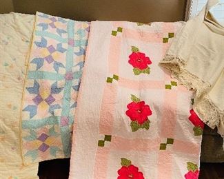 Quilts - Some Hand Stitched 