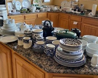 There is a vast collection of china, dishware, and kitchenalia that will please the eye and delight the senses.