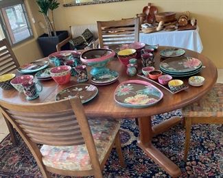 Check out this dinette set and cool dishes.