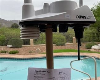 Predict the weather with your own back yard Davis Scientific weather forcaster.
