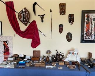 Artifacts from around the world. They are special!