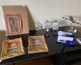 So many fun decorative objects. And fly away in one of several small jet models.