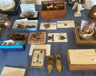 Each piece has its provenance from an earlier relative of the estate. That is golden.