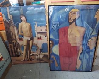More religious prints and paintings