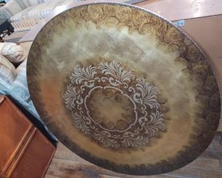 Awesome vintage painted '70s table top (no base)