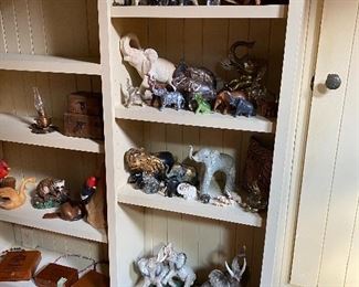 Collection of elephant figures