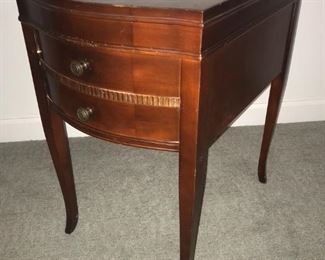 Cherry End Table with Drawer.  15 1/2W x 22D x 25H.