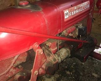 Antique 1952 McCormick Farmall Cub Tractor  (We're taking offers on this  item throughout the sale.)