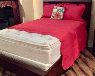 Full Size Bed and Mattress Set